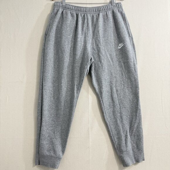 Nike Sweatpants Mens XL Gray Fleece Joggers Pants BV2671-063 Athletic Logo - Picture 1 of 12
